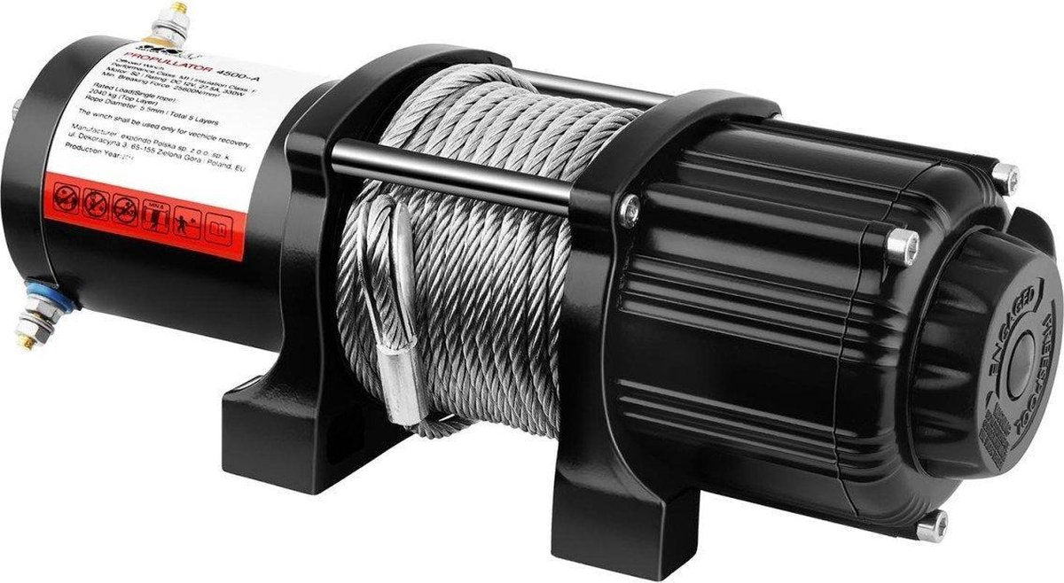 MSW Offroad-kabellier - 2.040 kg - 4.500 lbs