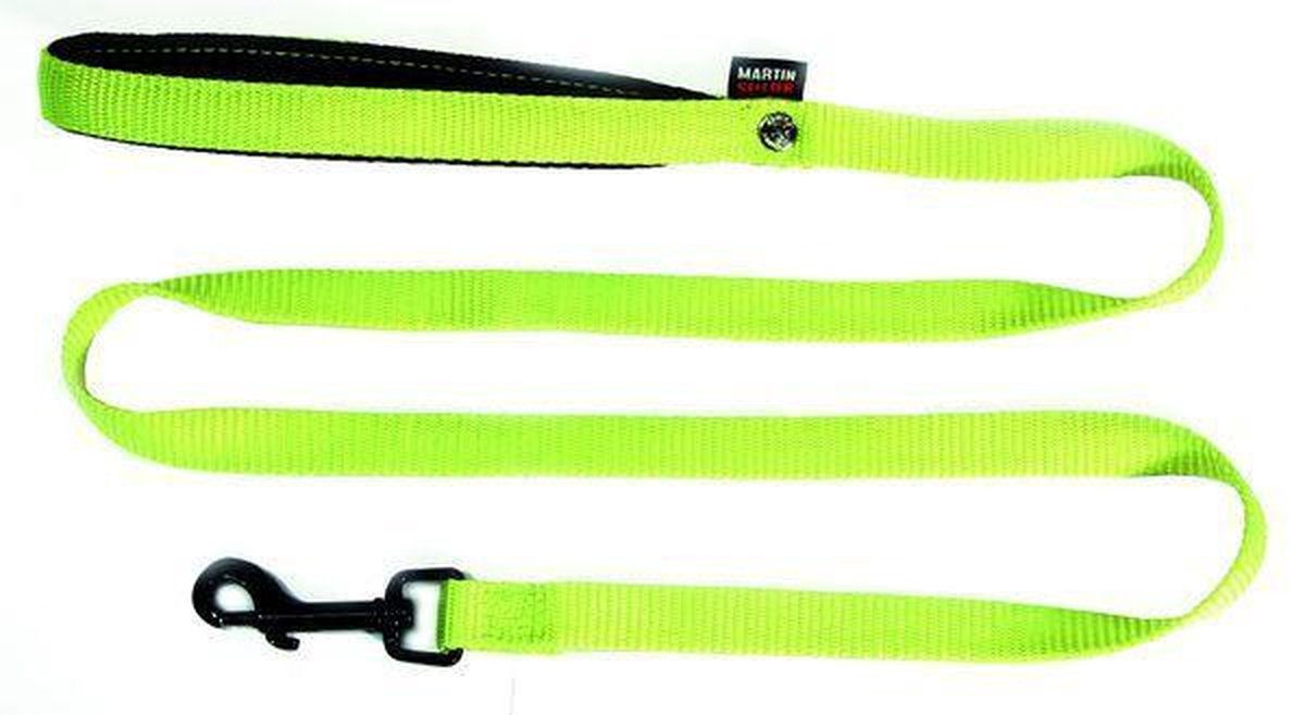 Martin sellier looplijn voor hond nylon groen 16 mmx120 cm