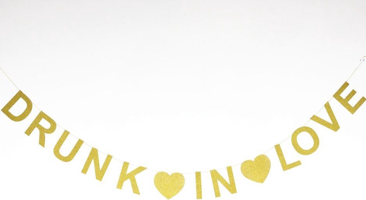 Drunk in Love slinger | Goud - Glitters - Bruiloft