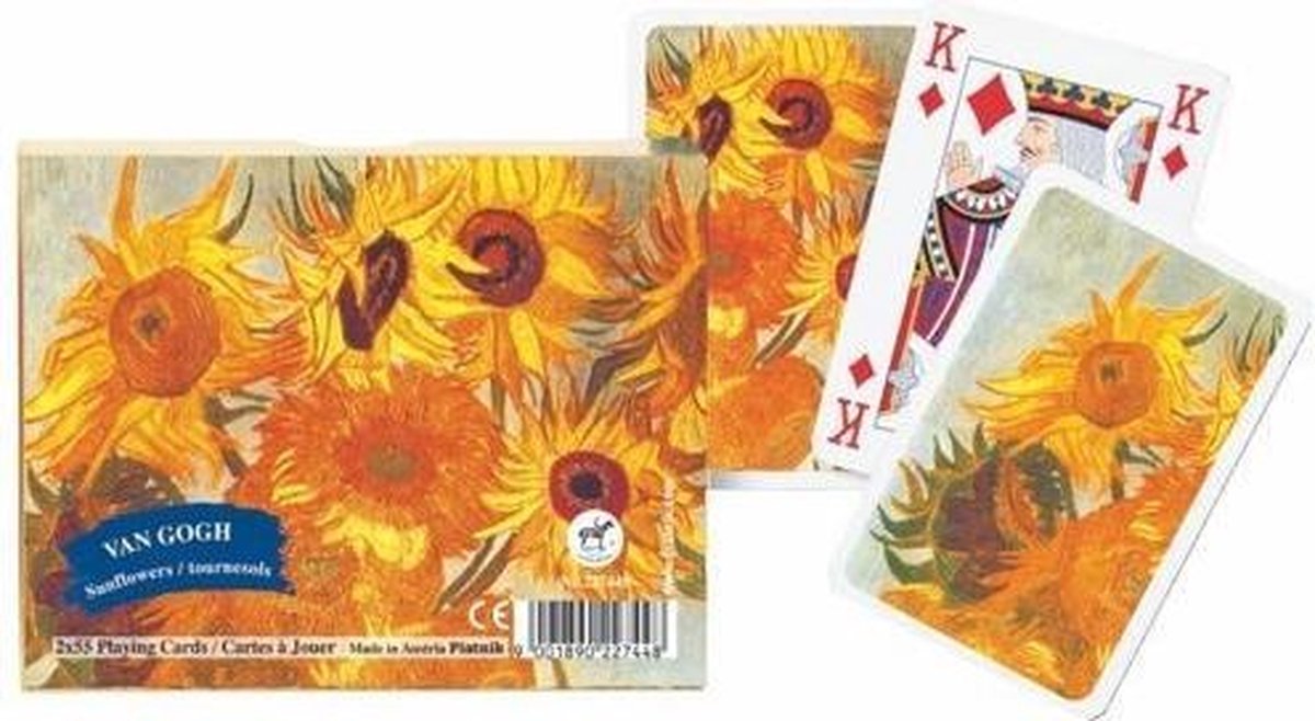 Vincent van Gogh Zonnebloemen Speelkaarten - Double Deck