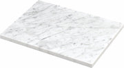 Marmeren Plaat Wit  45x35cm - Chocolade Plank - Marble Serveerplank Snijplank - Echt Marmer - LuxuryQuarry®