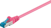 Goobay - S/FTP netwerkkabel CAT6a - Roze - 0