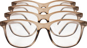 Etos leesbril shiny nude+1.5 - 4 stuks