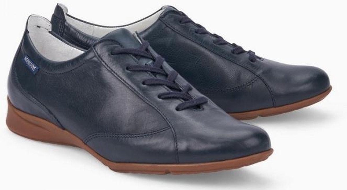 Mephisto VALENTINA Dames Veterschoen - blauw - maat 38