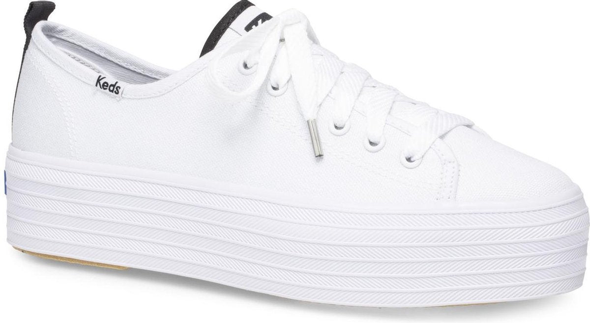Triple Up Seasonal White Dames Veterschoenen - Wit - maat 41
