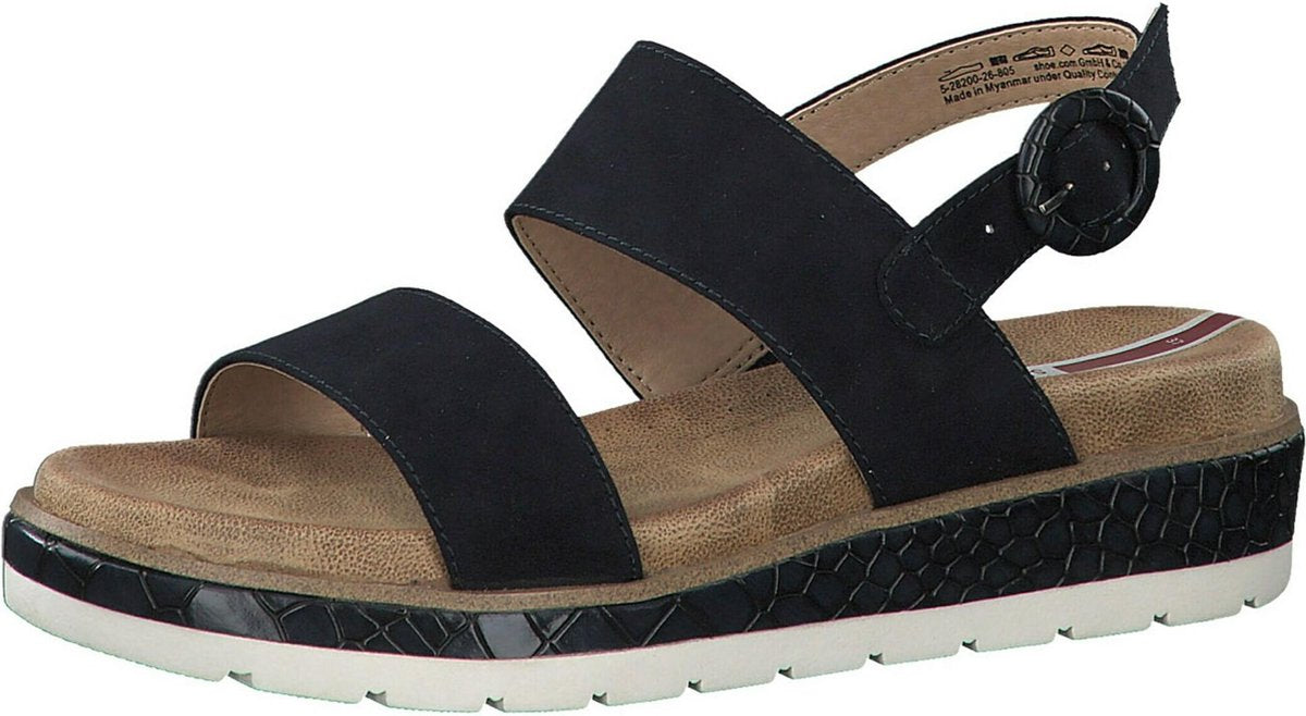 S.Oliver Sandalen blauw - Maat 37