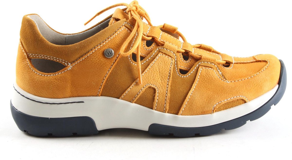 Dames Veterschoenen Wolky 0302811-550 Nortec Antique Ora Oranje - Maat 39