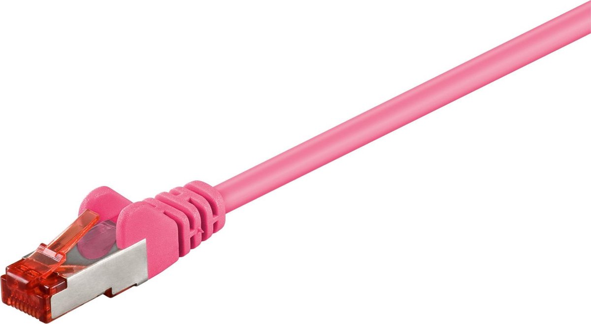 Wentronic 93339 - Cat 6 UTP-kabel - RJ45 - 0.25 m - Magenta