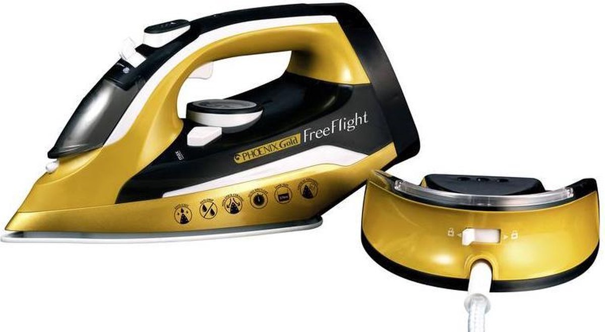 MediaShop Phoenix Gold® Free Flight Stoomstrijkijzer Goud
