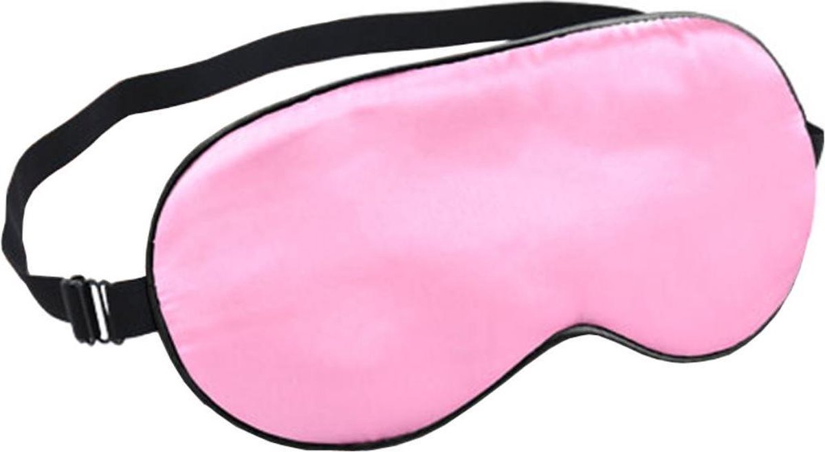Northwall Roze Zijden Slaapmasker - Verstelbaar Oog Masker Slaap – Zijde Nachtmasker - Ooglapje - Oogkapje - Slaapbril - Blinddoek - Oogmasker Perfect voor Slapen