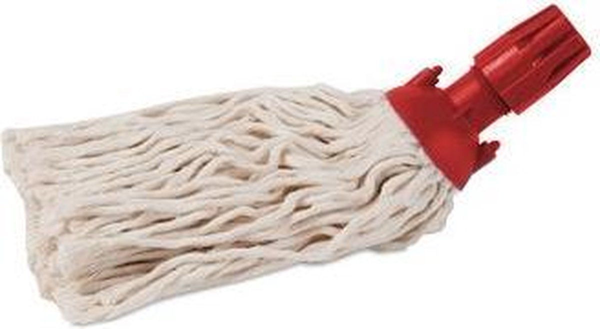 Spaanse Mop - Ronde Steelhouder - Zonder steel - Rood
