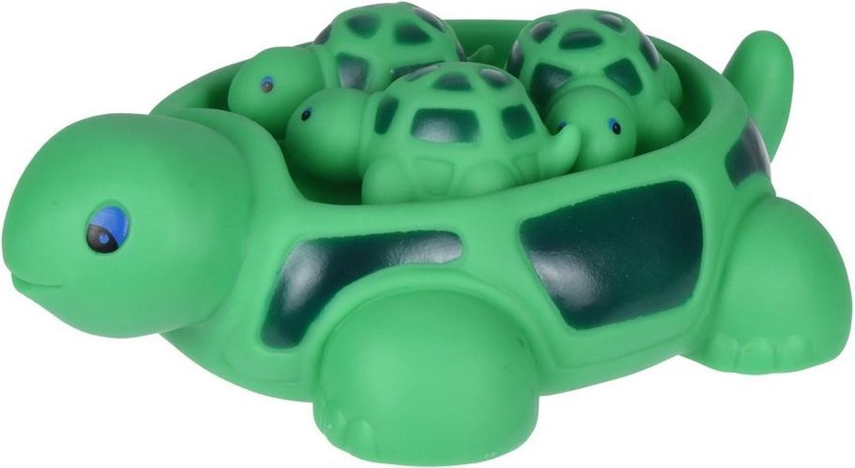 Free And Easy Badspeelgoed Schildpad Groen 4-delig