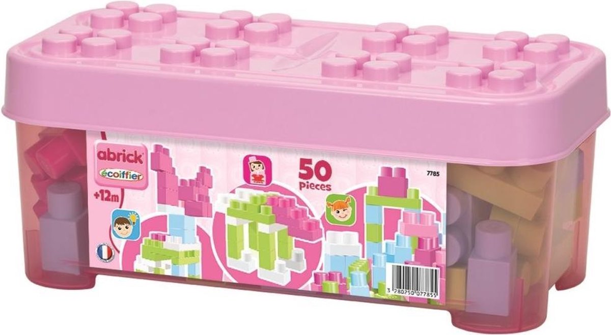 écoiffier Abrick Maxi: Bouwblokken Met Opbergdoos Ro 50-delig