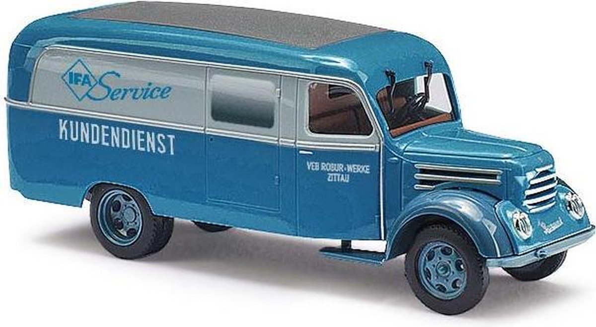 Busch - Robur Garant K 30 Kastenwagen Zittau 1957 (3/21) * - BA51803 - modelbouwsets