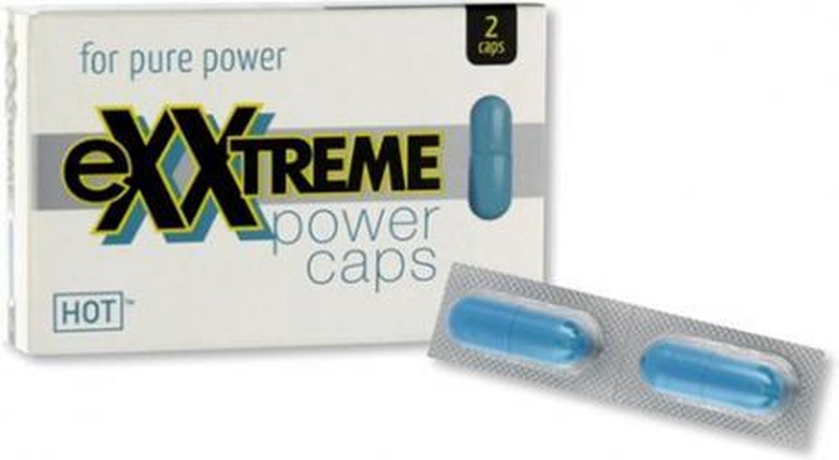 Hot Exxtreme Power Caps - 2 stuks - Erectiepillen