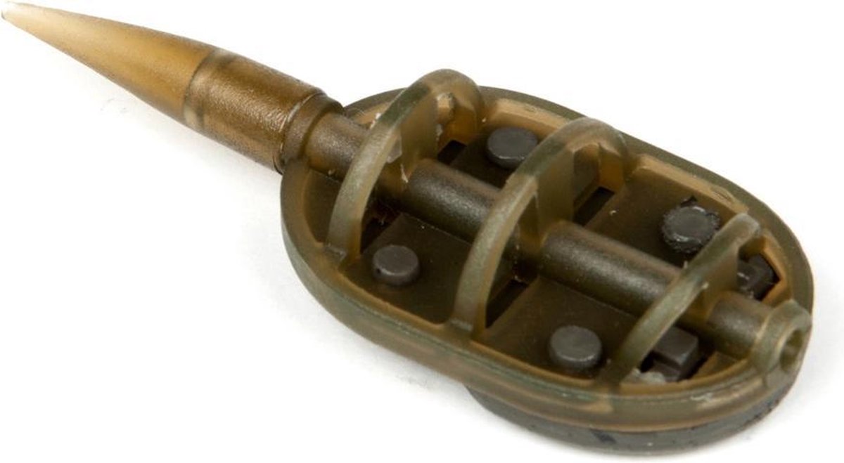 Preston In-Line Flat Method Feeder S - Voerkorf - 15 gr - Bruin