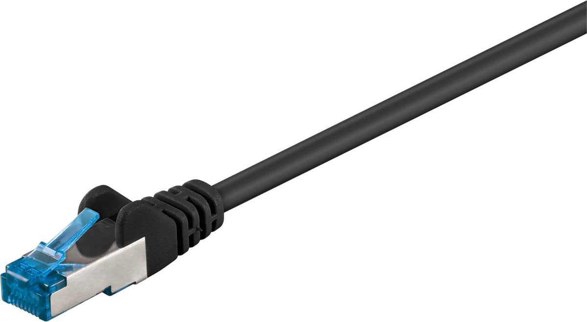 Goobay 2m CAT6a-200 Zwart netwerkkabel