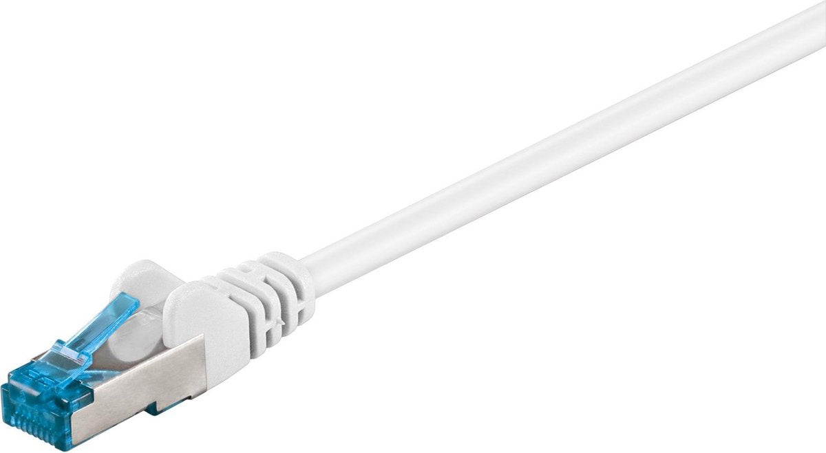 Goobay - S/FTP netwerkkabel - CAT6a - Wit - 0