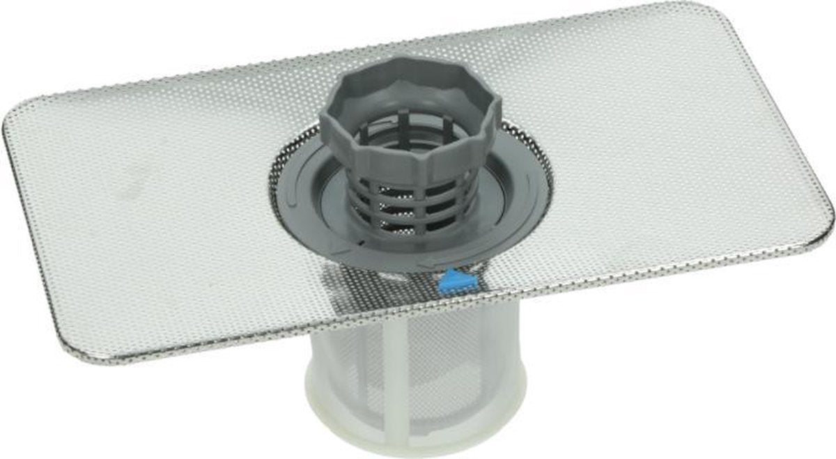 Filter zeef fijn microfilter compleet 265 x 120 x 152 mm vaatwasser vaatwasmachine Atag Balay Bosch Constructa Gaggenau Ikea Neff Pelgrim Siemens
