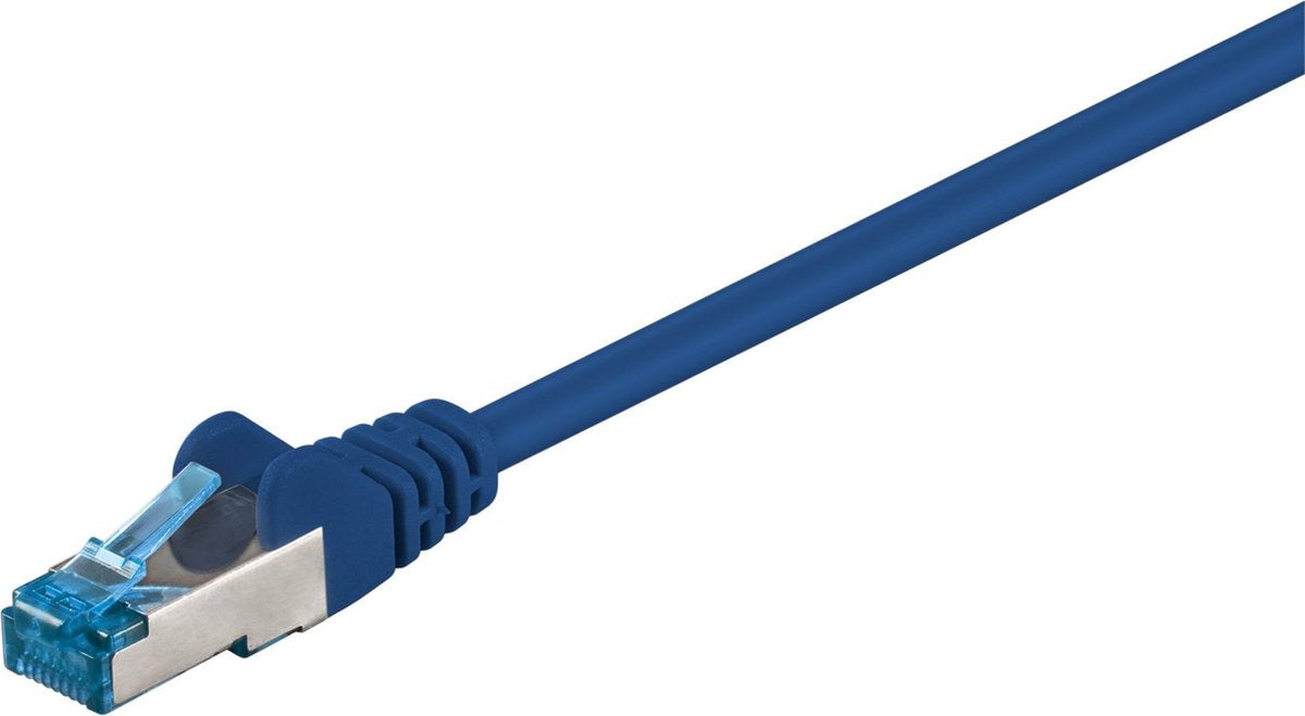 Goobay - S/FTP netwerkkabel CAT6a - Blauw - 3 meter