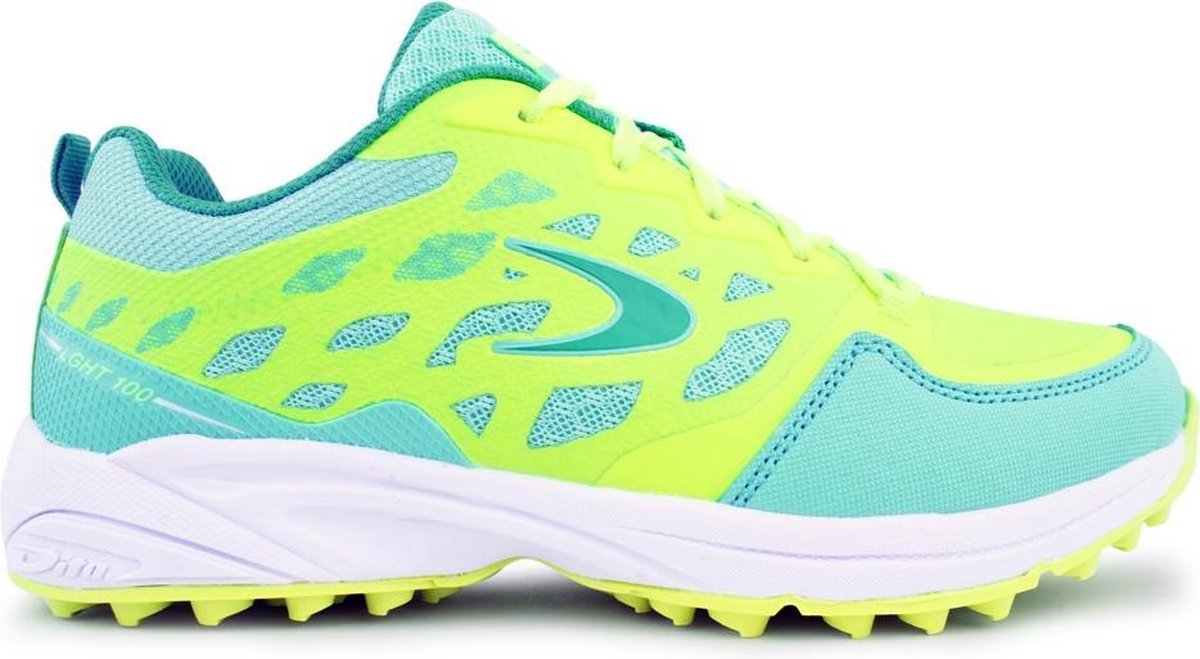 Dita LGHT 100 8017.006 - Hockeyschoenen - Fluo Yellow/Mint - Kids Maat 29
