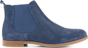 NoGRZ J.Zocher Dames - Suede leren Chelsea boot - Enkellaarsjes - Blauw Leer - Maat 38