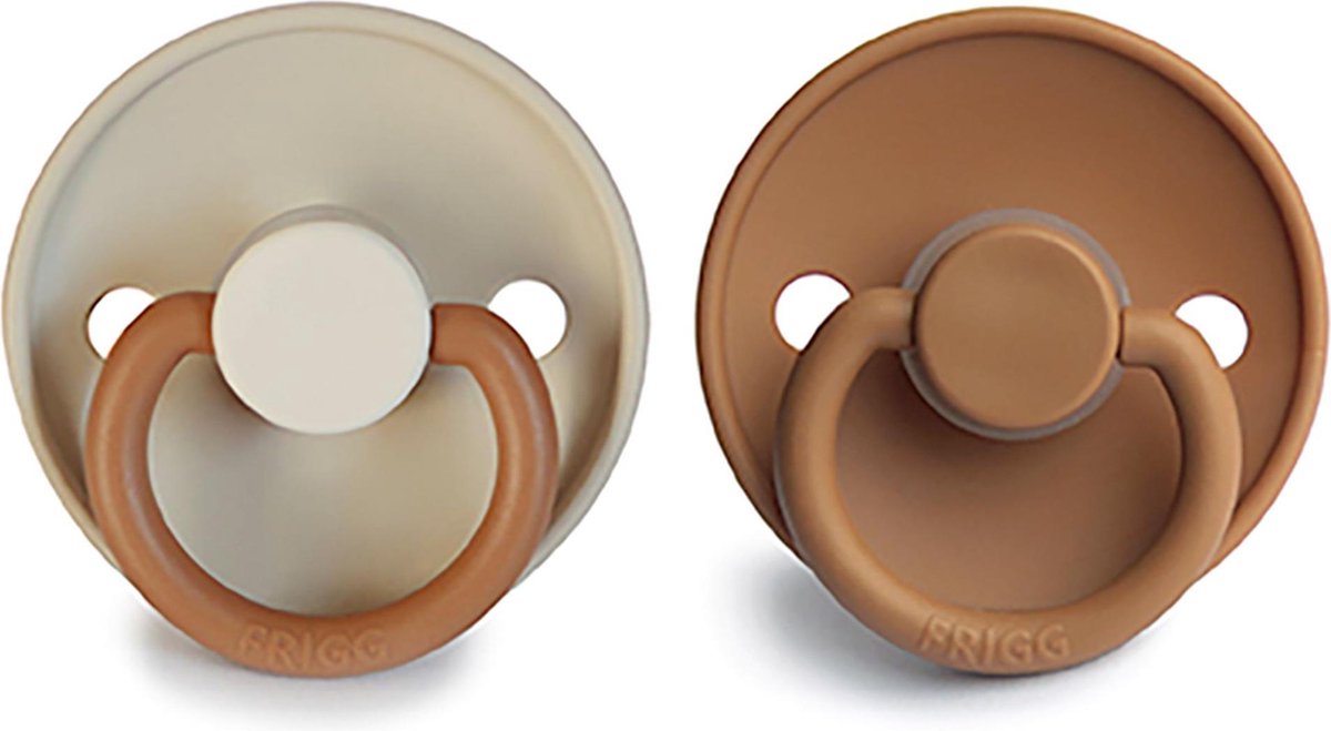 Fopspenen - Frigg - 2pack - Desert & Cappuccino - 0/6 maanden T1