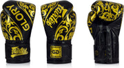 Fairtex bokshandschoen GLORY LIMITED EDITION zwart goud - Product Kleur: Zwart / Goud / Product Gewicht: 10OZ