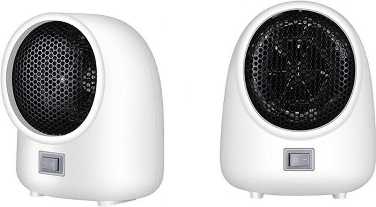 DrPhone MFH1 - Wit -  Verwarming - ABS - 400W - natuurlijke windvoorziening - goede warmte-efficiëntie - laag geluidsniveau