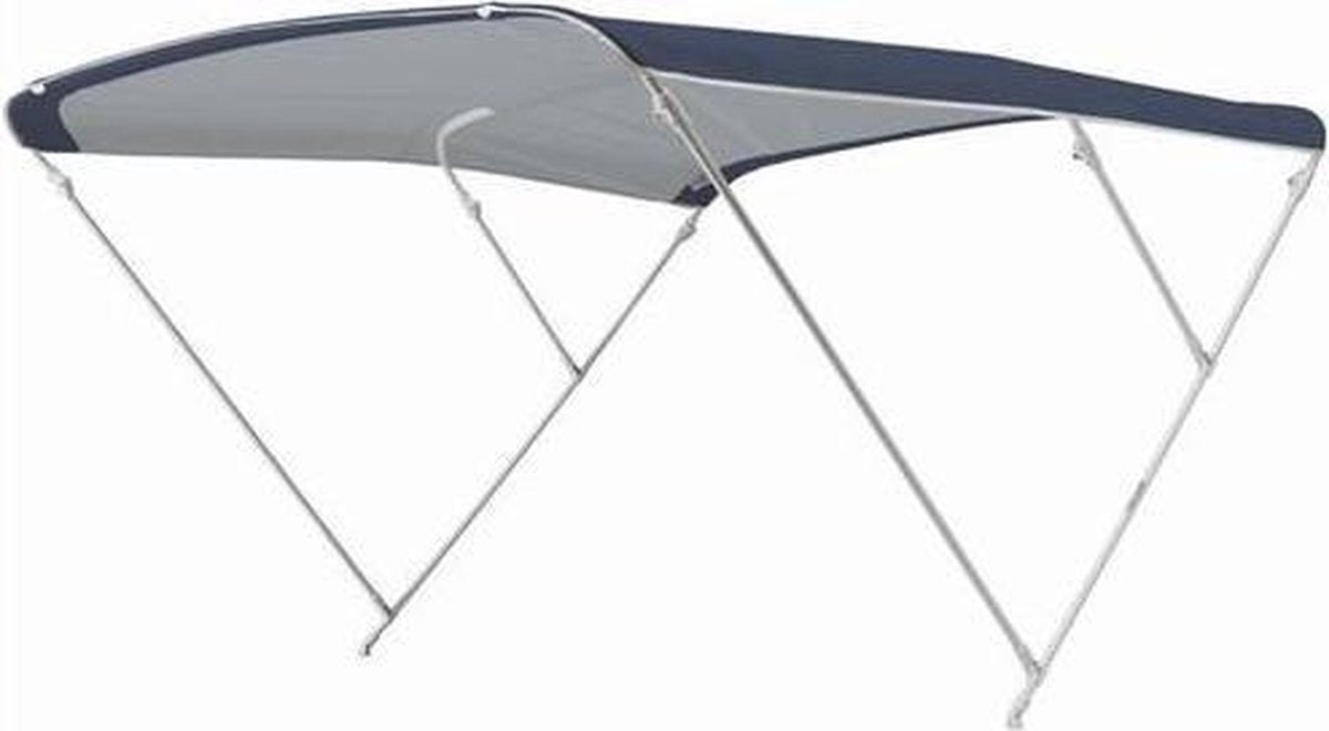 Biminitop elegance 3bow/Blauw L 200 cm x B 215-230 cm x H 115 cm