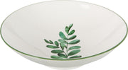 J-Line Bord Diep Eucalyptus Porselein Wit/Groen Large