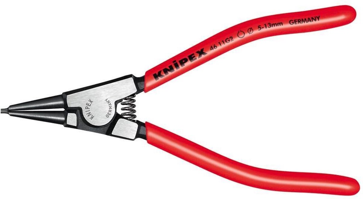Knipex 4611G2 Borgveertang voor montage van borgringen - Assen - 5