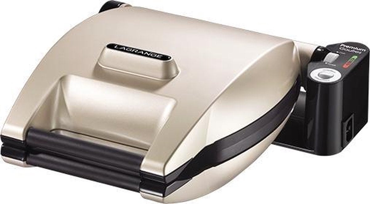 LAGRANGE Premium Gaufres 1200W Champagne wafelijzer
