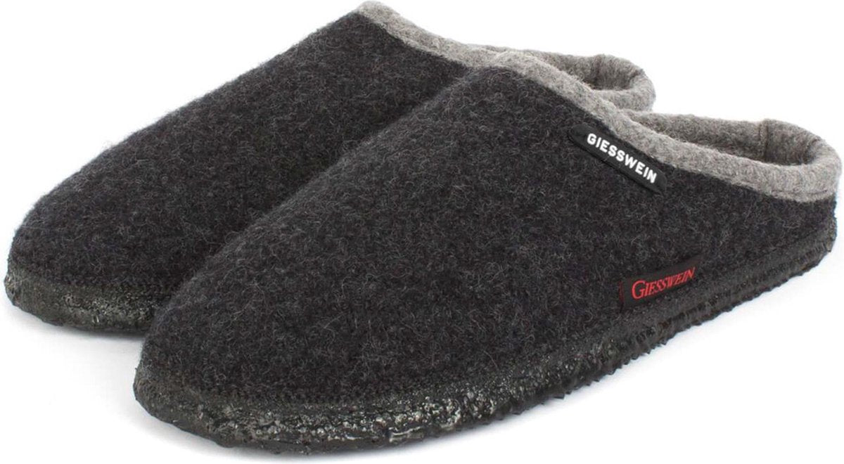 Giesswein DANNHEIM - Dames Dames pantoffels - Kleur: Grijs - Maat: 42