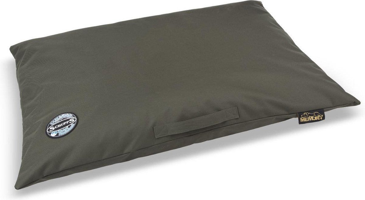 Scruffs Expedition Memory Foam - Hondenkussen - M - Olijf Groen