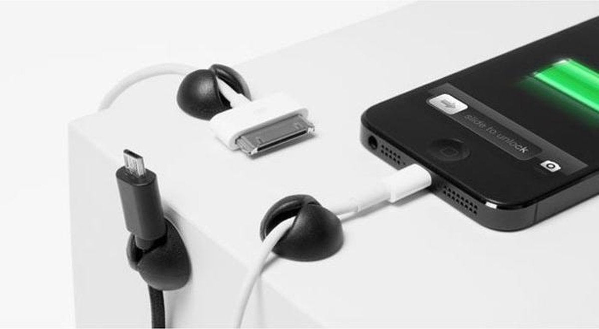 Bluelounge CableDrop Mini - Zwart