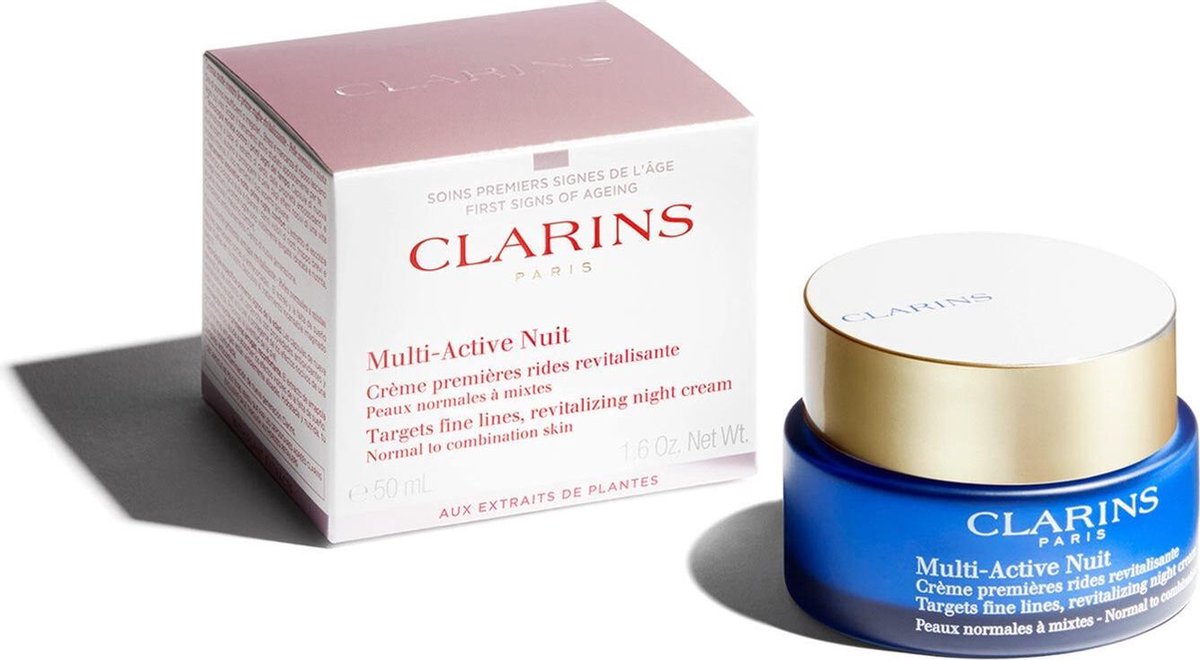 Clarins Multi-Active Night Nachtcrème - Normale tot gecombineerde huid - 50 ml