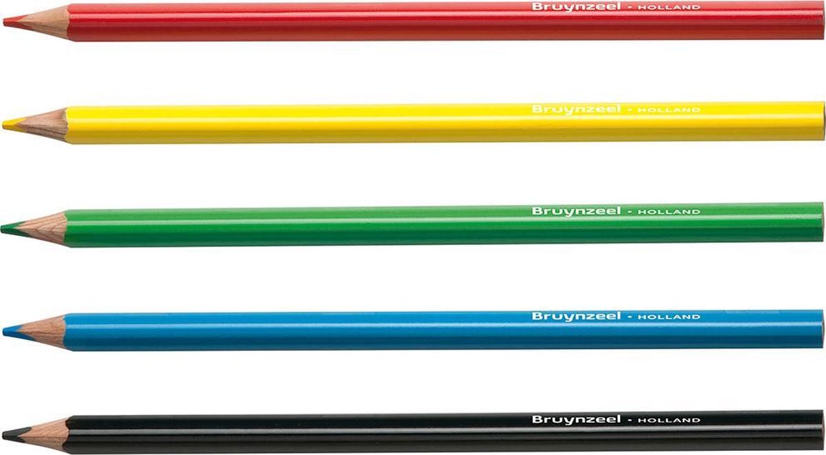 Kleurpotloden TRIPLE Bruynzeel 6 x 12 stuks PAARS