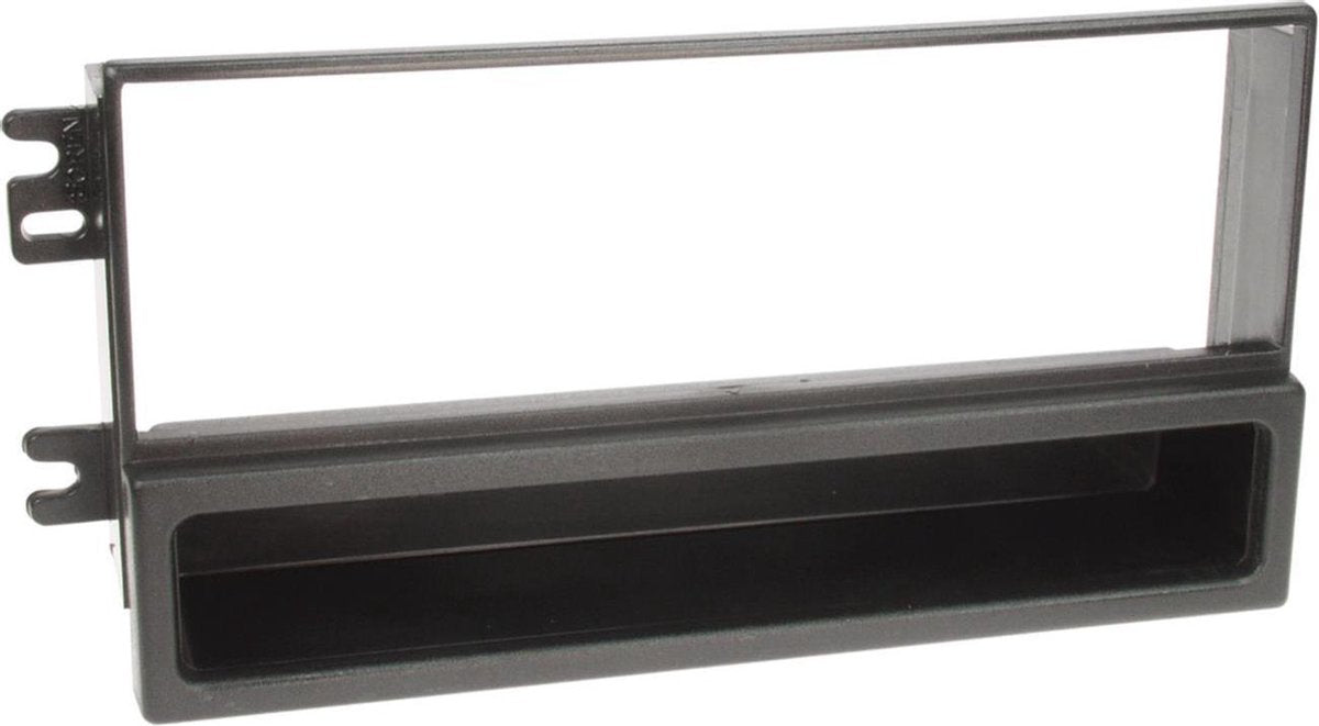 1-DIN Paneel met aflegbakje. Kia Sorento 2002-2006 Kleur: Zwart