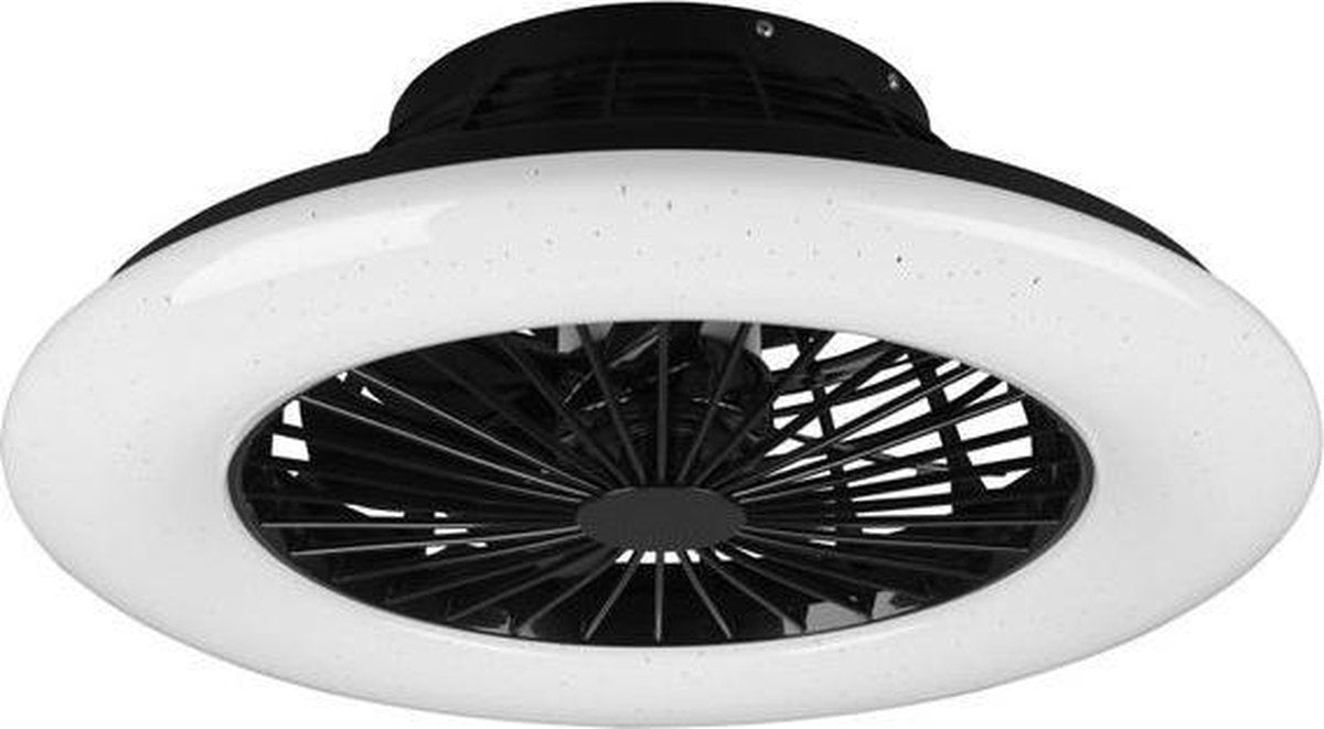 Trio Plafondventilator Stralsund LED Ø50CM | Zwart