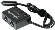 Powerplus Azor Auto Camping Caravan Camper Energie Omvormer | 12-24V | 4 USB uitgangen 5V