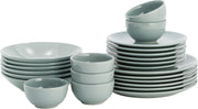 Lite-Body Serviesset Hermes - Groen Grijs - 6 personen - 24 delig