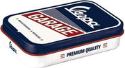 Vespa Garage Pepermunt Blik XL