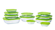 Pyrex Cook & Store Schaal Vierkant - Inclusief Deksel - Borosilicaatglas - 2