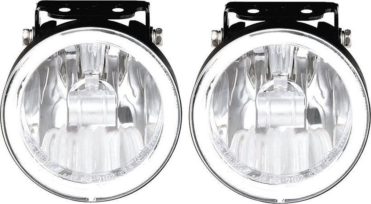Car Plus Verstralers Set Mist 105 Mm H3 12 V 55 Watt Zwart 2 St