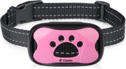 Cloxks – Anti blafband – Trainingsband – GRATIS-tweede batterij – Blafband – Antiblafband hond – Anti blaf apparat – Blafband voor honden – Kleine en Groote hond – Diervriendelijk – GEEN schok – Hondenhalsband – Blauw/Roze – 2x gekleurde frontjes