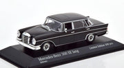 Mercedes-Benz 300 SE Lang "Heckflosse" 1963 Zwart 1-43 Minichamps Limited 500 Pieces