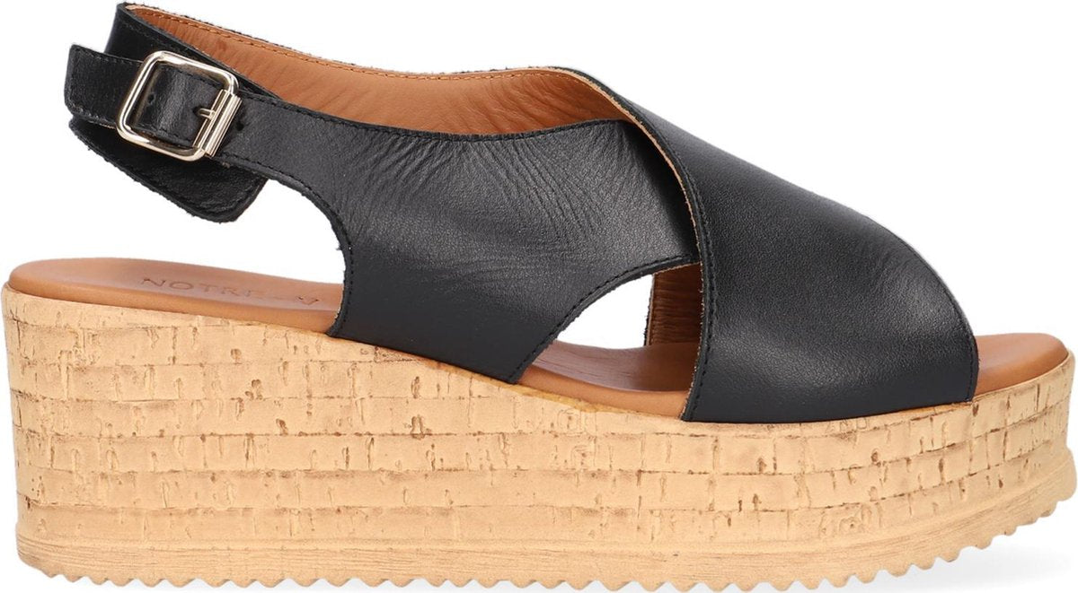 Notre-V Sugar1 Sandalen - Dames - Zwart - Maat 39