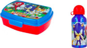 Sonic brooddoos (17 cm - 13 cm - 6 cm) + drinkfles (17 cm hoog - 400 ml)
