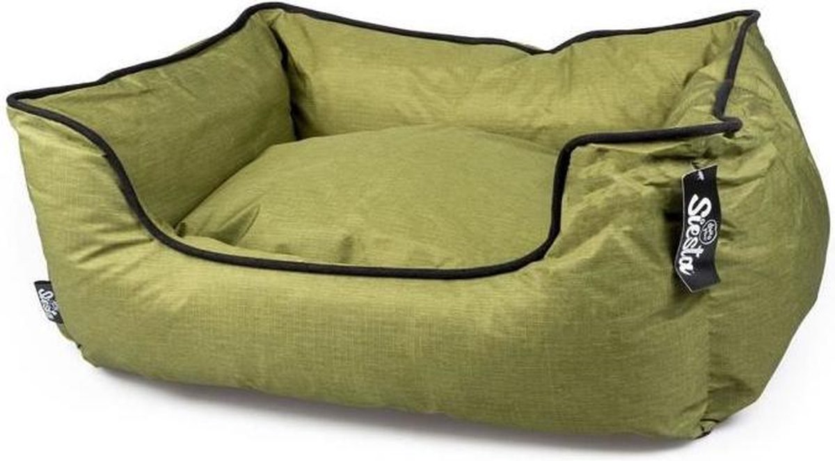 DUVO + Mand Poly Siesta Olijfgroen - 85 x 70 x 22 cm - 2.773 kg - Voor hond